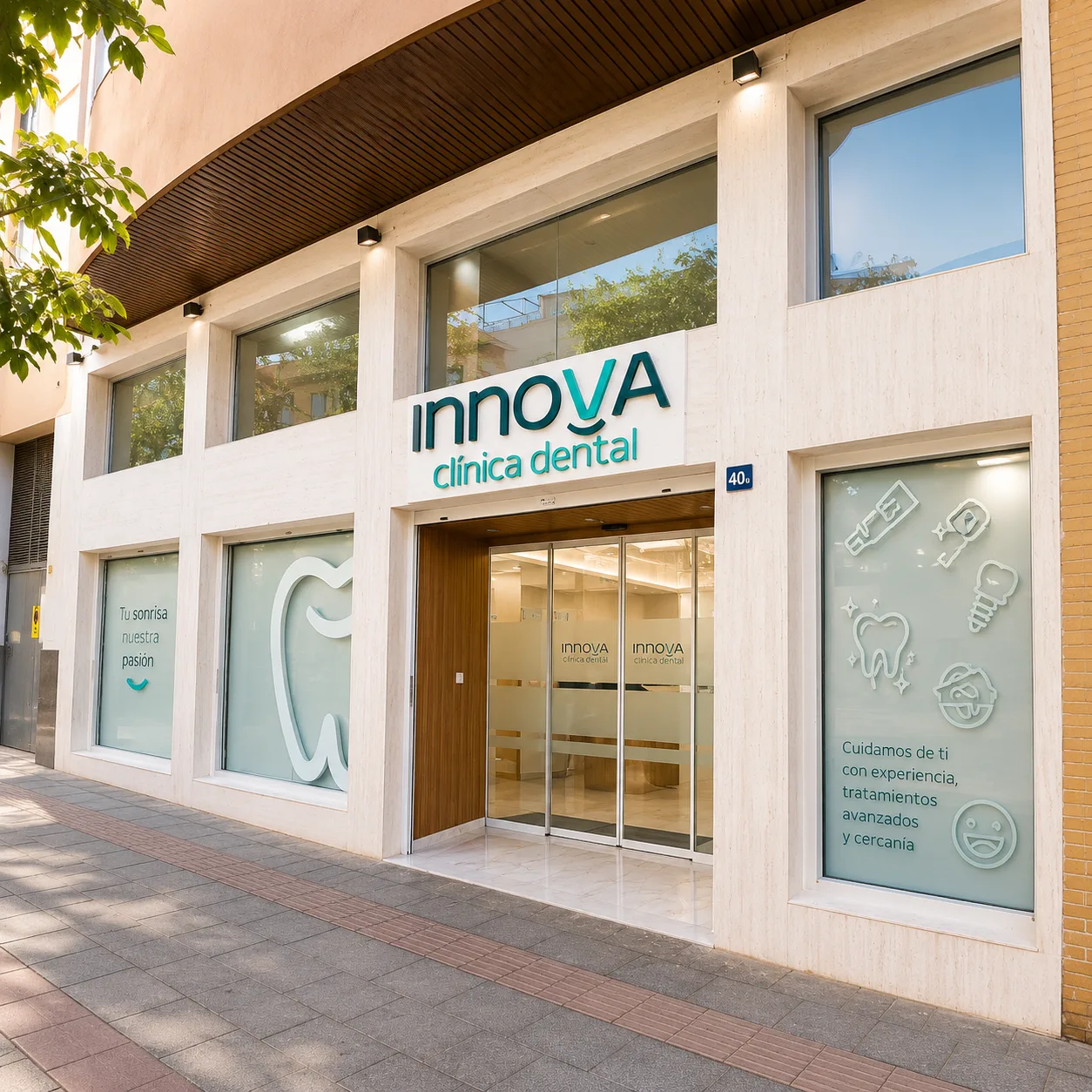 Fachada de Clinica Dental Innova en Melilla