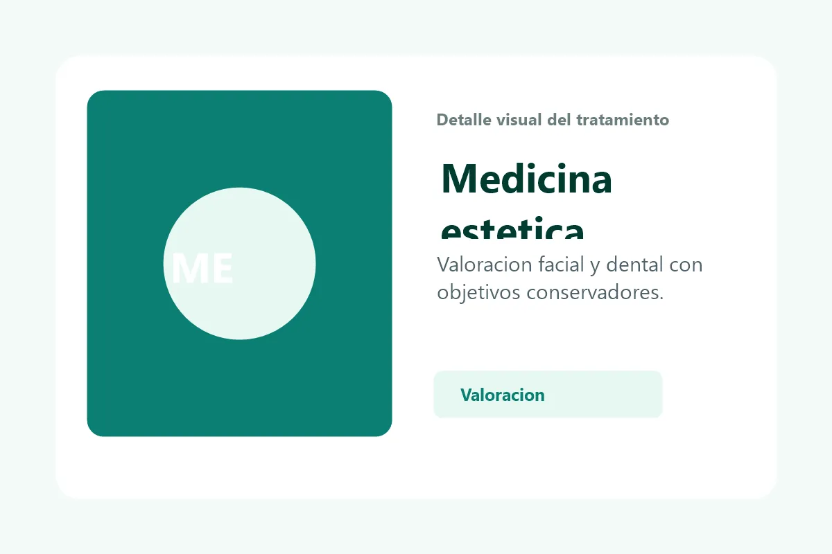 Detalle de Medicina estetica